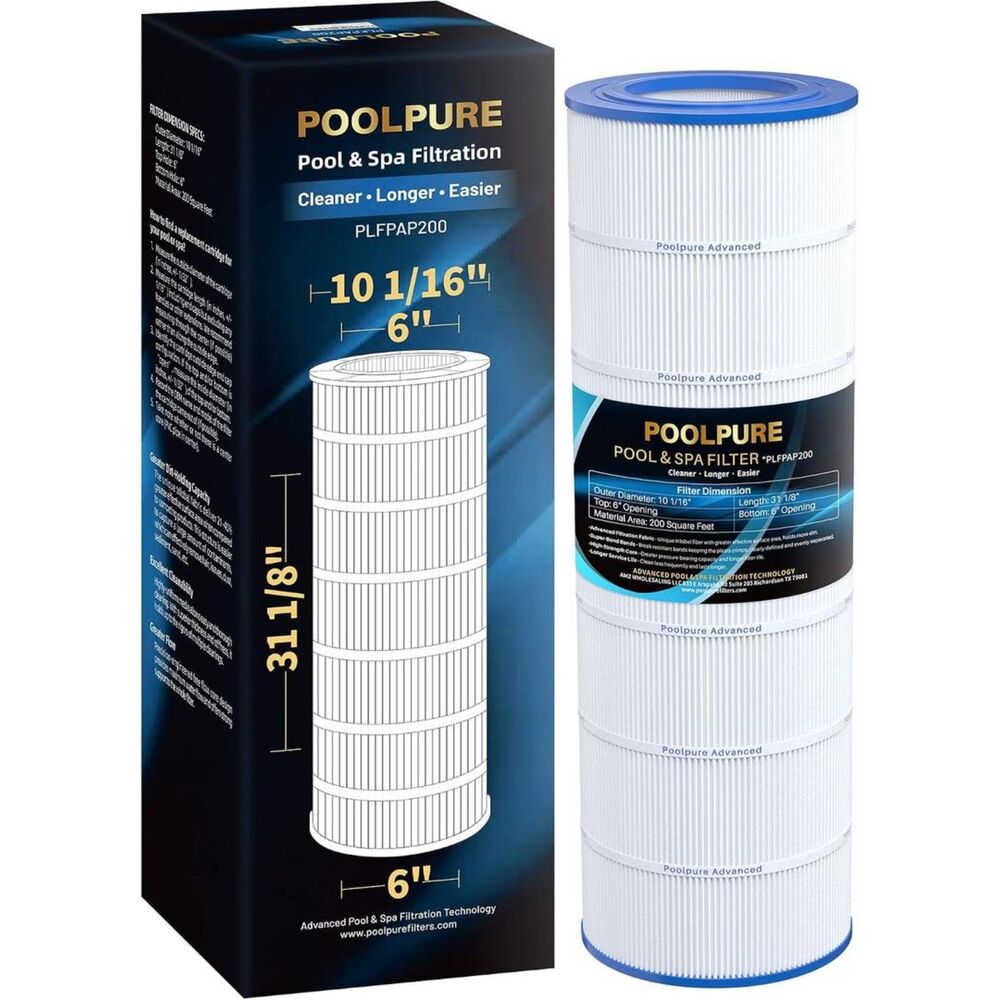 POOLPURE PAP200 Pool Filter Replaces Pentair Clean and Clear 200, CC200,